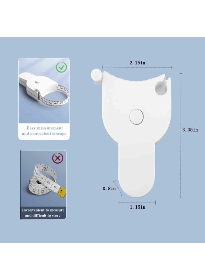ShineZone 2 Pcs Body Measuring Tape, for Body Waist Weight Health Accurate Measurement - Image 2