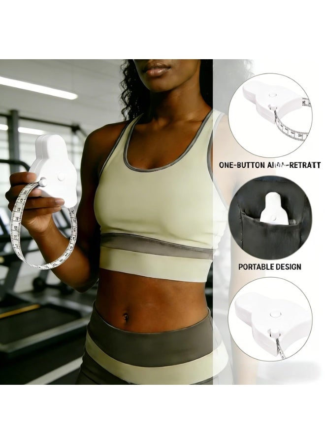 ShineZone 2 Pcs Body Measuring Tape, for Body Waist Weight Health Accurate Measurement - Image 4