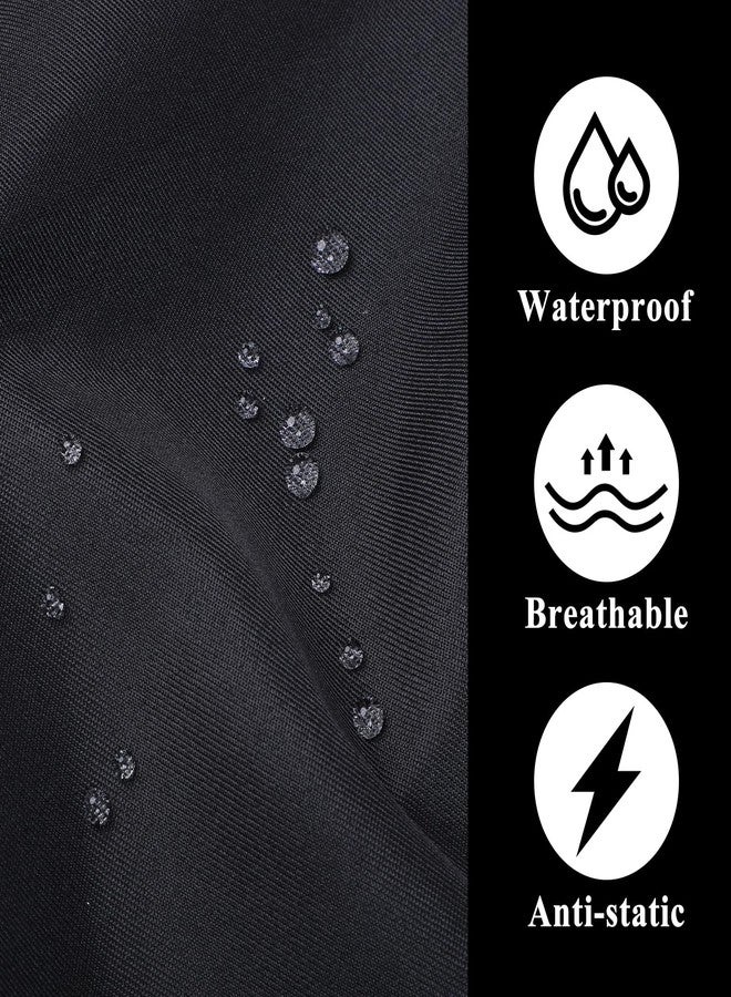 HaiFafafaing Barber Smock Waterproof Cobbler Apron With Pockets Hairdresser Barber Aprons Barbers Vest Jackets Hair Stylist Apron for Women Men for Chef Kitchen Cleaning Hairstylist Side Strap Snap Closure - Image 3