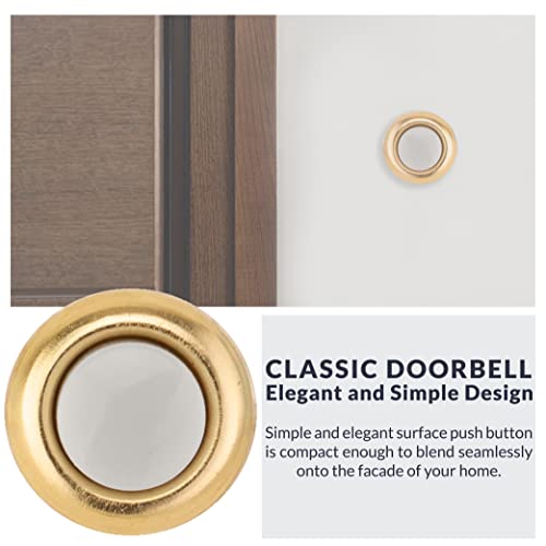 Newhouse Hardware FMB Doorbell Button, 1-Pack, Brass - Image 5