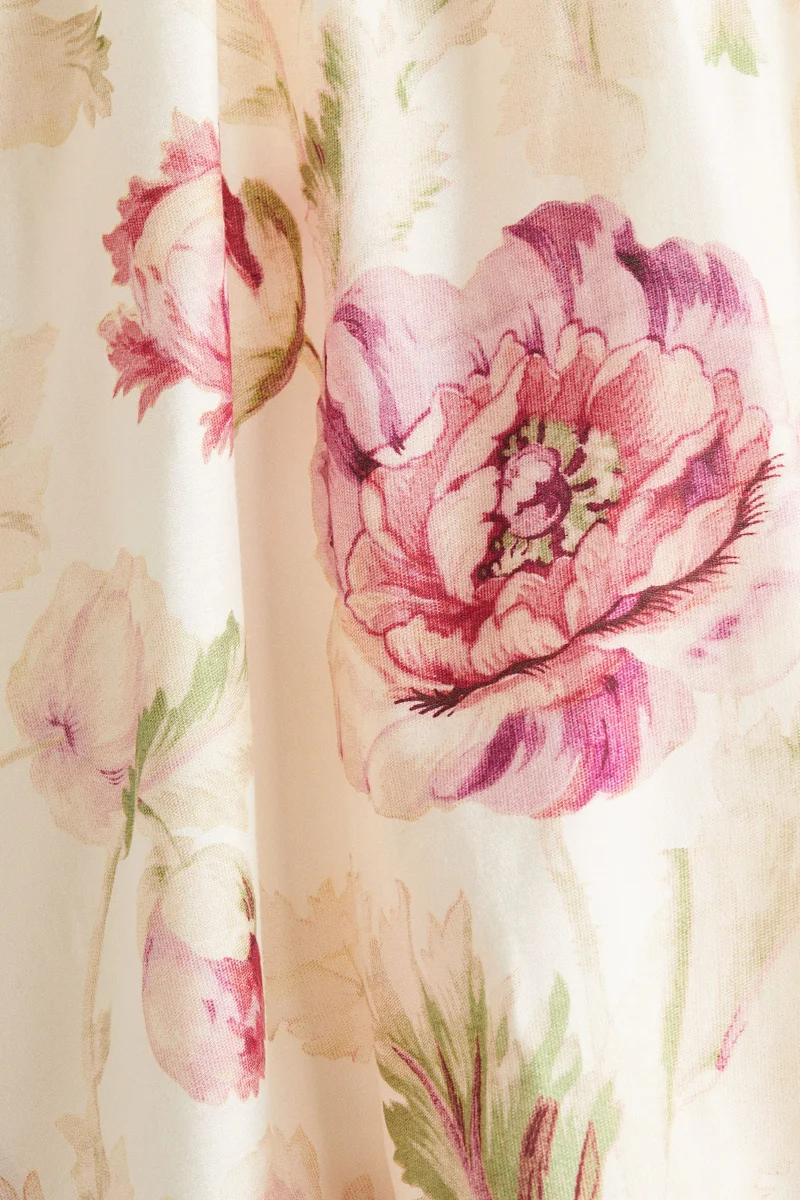 اتش اند ام فستان بحافة سفلية منفوخة