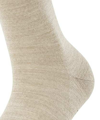 FALKE Women Softmerino Crew Cut W 1 Pair, Beige (Linn Melange 4549), 6.5-7.5 - Image 4