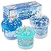 Okaybee 3 x 100mL Blue Slime Kit for Girls Boys Includes Clear Water Crunchy Slime Sensory Experience DIY Slimes Set Slimes Party Favors for Kids Birthday Easter Halloween Teens Gift - Image 2