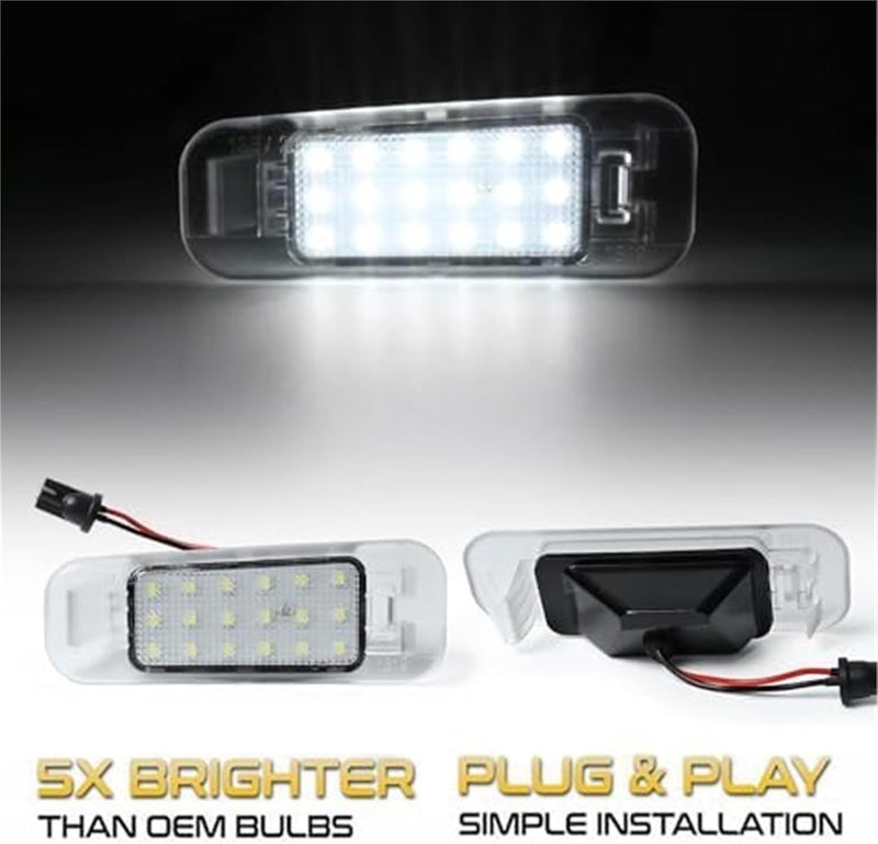 Vuzmode High Brightness White LED License Plate Light for Kia - Image 2
