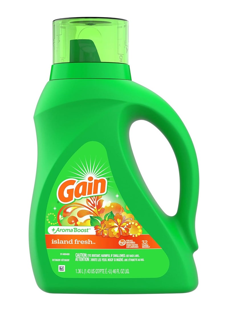 Gain Laundry Detergent Liquid Soap Plus Aroma Boost - Image 1