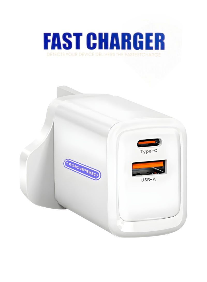 micro speed 65W Smart Fast Charger – All-in-One Turbo & Flash Charging Adapter with 3.0A Micro Cable, Overheat & Voltage Protection, MS-280  - Image 3