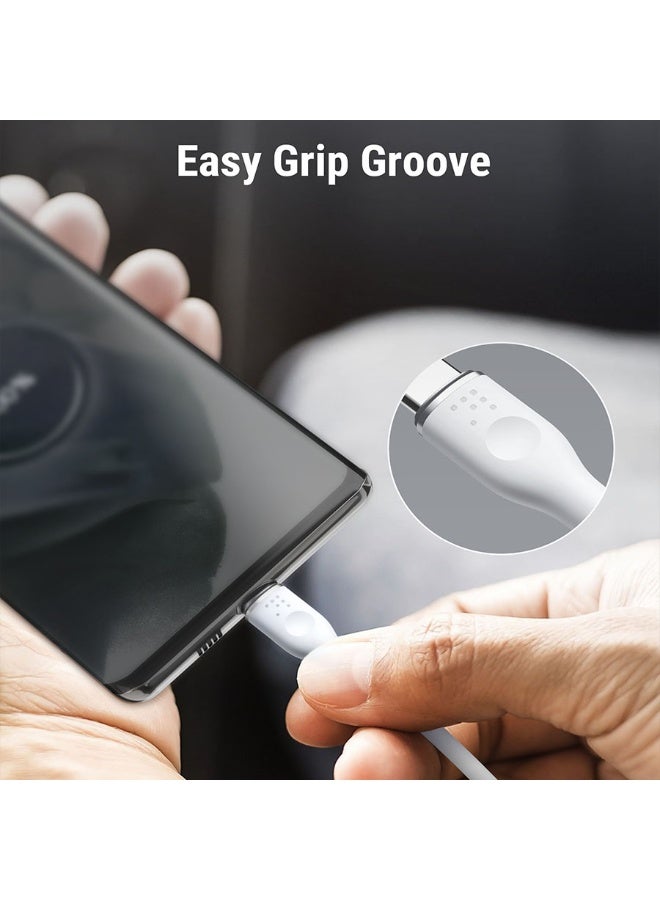 فولتمي سلك شاحن فولتمي سلسلة موس من USB-C إلى USB-C بطول 1.8 م وبقوة 100 واط - أبيض - Image 2