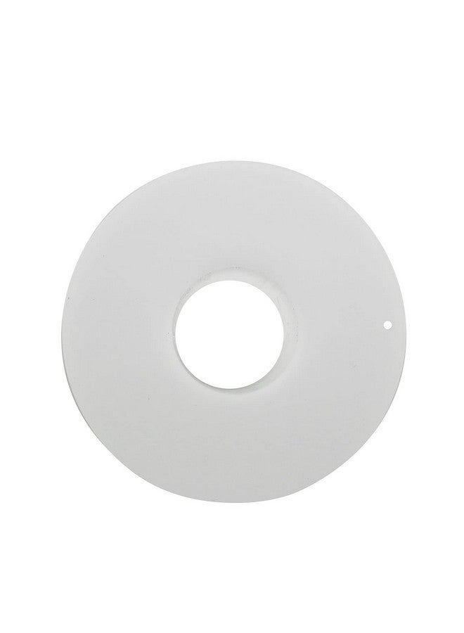 JCBIZ 12pcs 69mm Plastic Spool White Bobbin Empty Spools for Ribbon Beading String Wire Bobbin Cord Ropes - Image 2