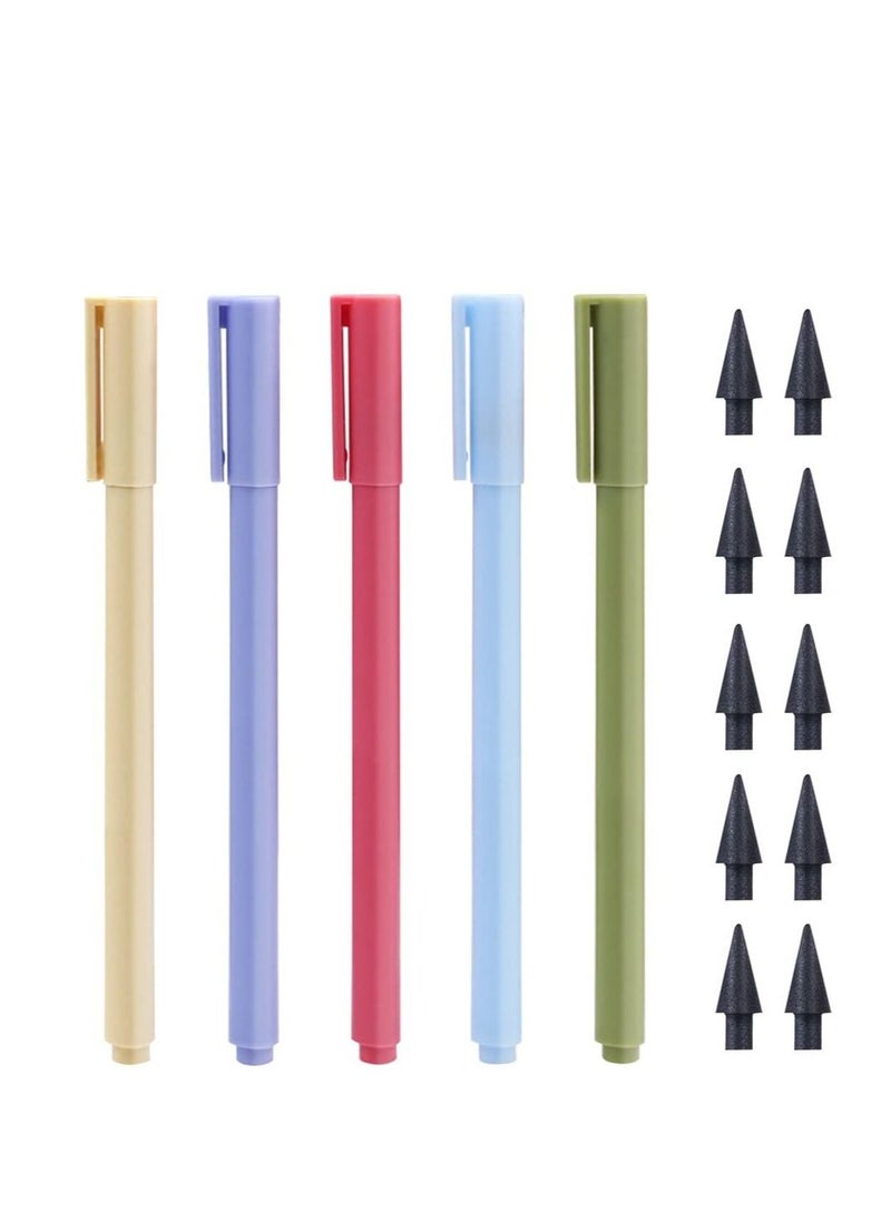 SYOSI 10 Pcs Eternal Pencils Inkless Pen With 10PCS Replaceable Refills Technology Unlimited Writing Magic Pencil For School Office Professional Use  - Image 1