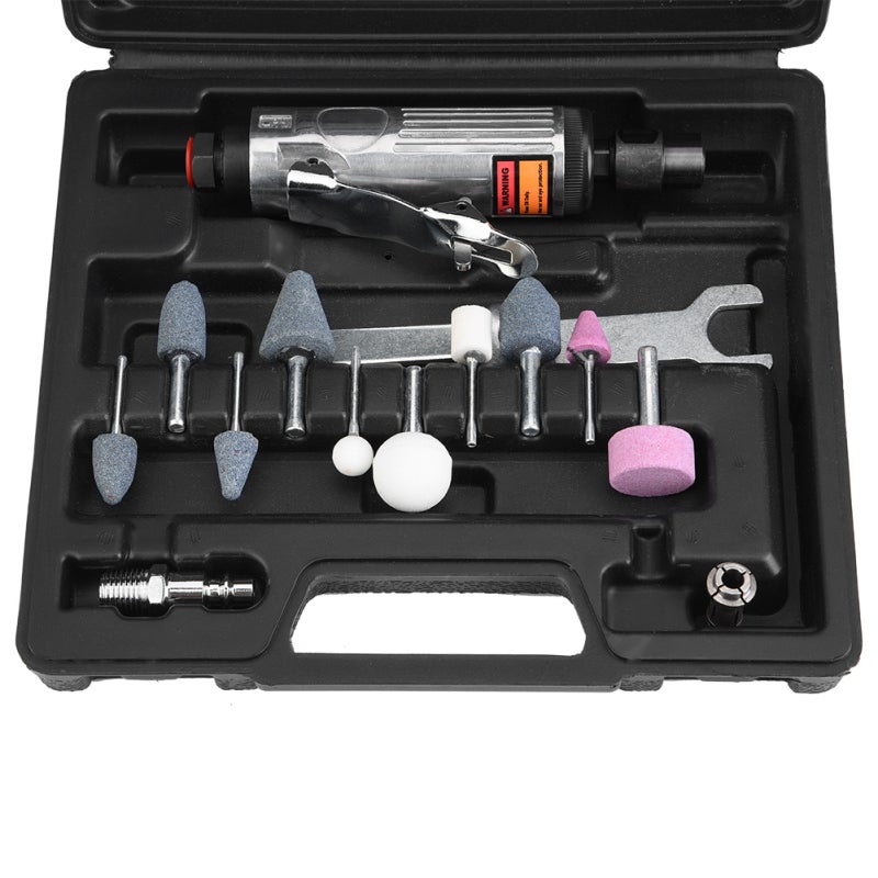 Metal Pneumatic Sander: Small Lightweight High-Speed Low-Noise - Ergonomic Fatigue-Free Polishing Grinder for Mold Hardware Glass Stone Jewelry Handicraft Grinding - Image 4