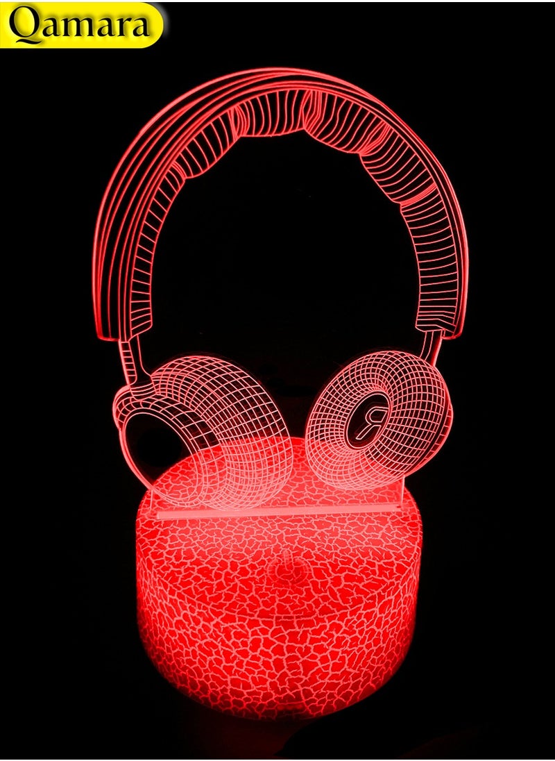 QAMARA - 3D night light, ambient light, USB powered, touch and remote control, suitable for placing in any scene. - Image 1