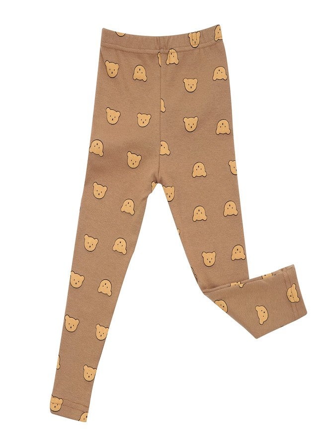 AVAUMA Baby Boys Girls Pajama Set 6M-8T Kids Cute Toddler Snug fit Pjs Cotton Sleepwear (GomGom_Brown S) - Image 5