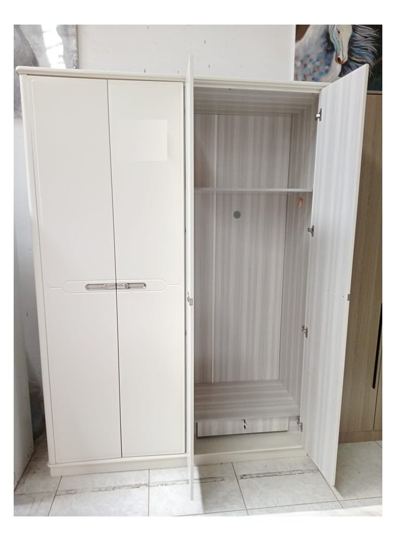 Generic WARDROBE 4 DOOR, BEIGE COLOR ,MAXIMUM STORAGE, 220*160 CM  - Image 3