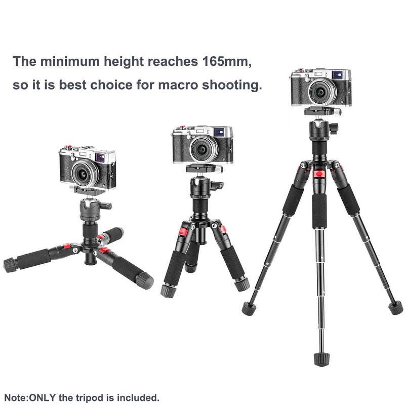 NEEWER Portable Desktop Mini Tripod Aluminum Alloy 20''/ 50cm Desk Tripod with 360 Degree Ball Head, 1/4 inch Quick Shoe Plate for DSLR Camera Video Camcorder, Load up to 11 pounds/5 kilograms - Image 2