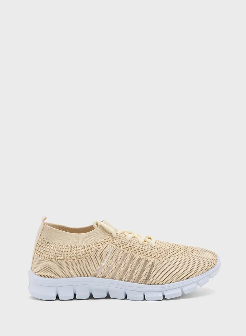 جينجر Knitted Sneaker