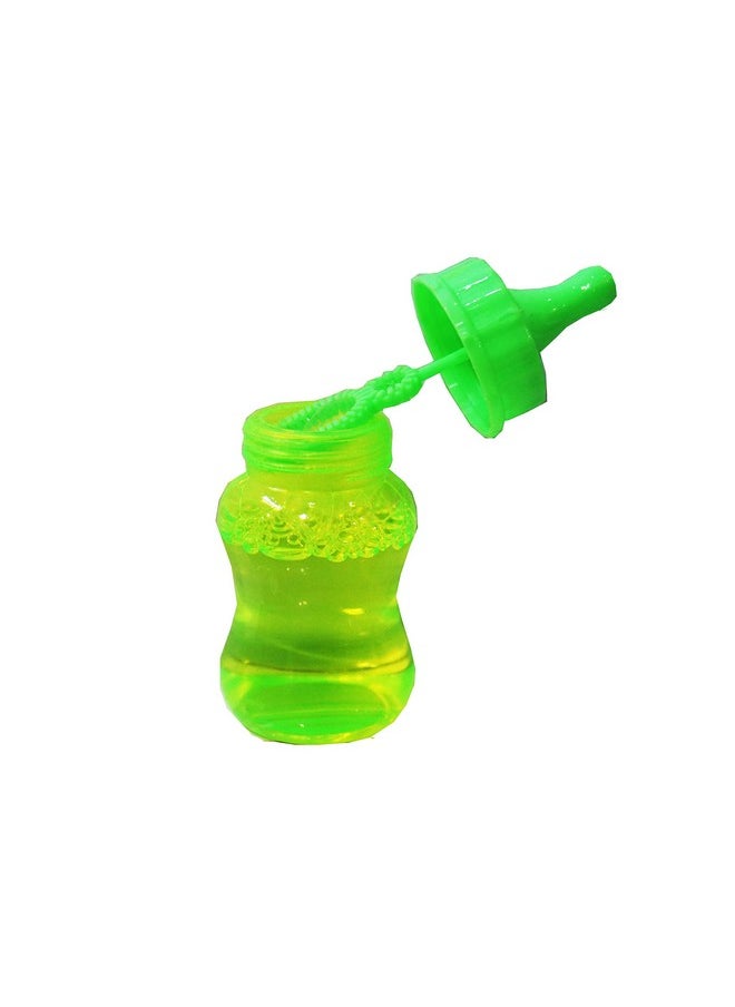 Dhinchak DHINCHAK®™ 12 Small soap Bubble Bottles for Kids Endless Fun (Multicolour) -Set of 12  - Image 2