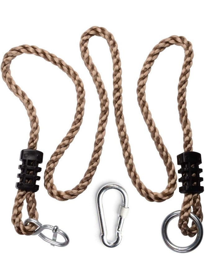 Toy Park Adjustable Climbing Nylon Rope for Outdoor Swings/Playground Set Accessories - 180 cm (6ft), 1 Carabiner Included (1) - Image 1
