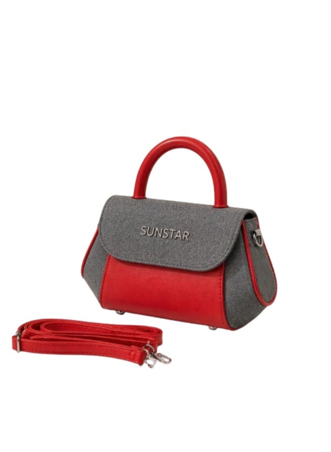 SUNSTAR Mini Top Handle Handbag – Stylish Women’s Crossbody Bag with Detachable Strap (Multi Color Collection)