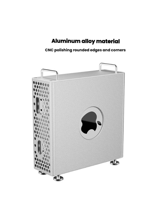 مناسبة ل أبل ماك كمبيوتر صغير المضيف واقية قذيفة سبائك الألومنيوم تبديد الحرارة المضادة للسقوط م 4 / م 4 برو الغطاء الواقي الهيكل - Image 2