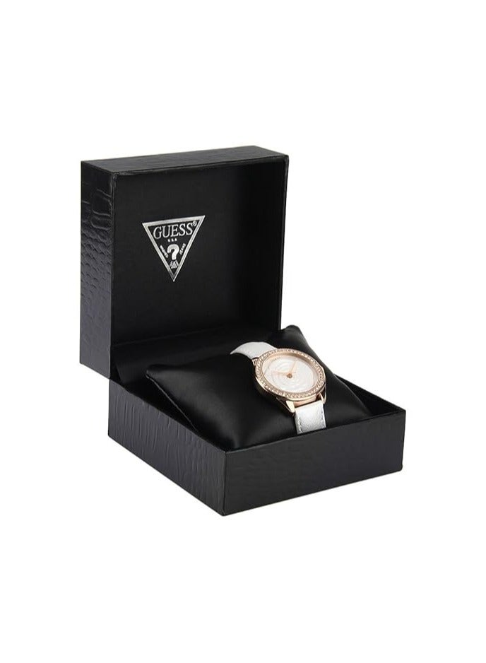 جس ساعة جيس النسائية التناظرية - مينا بيضاء وسوار من الفولاذ المقاوم للصدأ، W90083L1 - Image 5