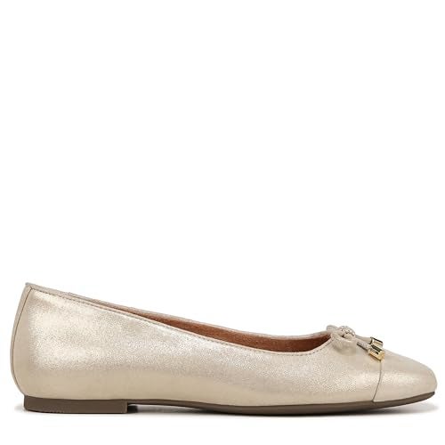 Vionic Women's Klara Ballet Flat, Gold Metallic Leather, 9 - Image 5