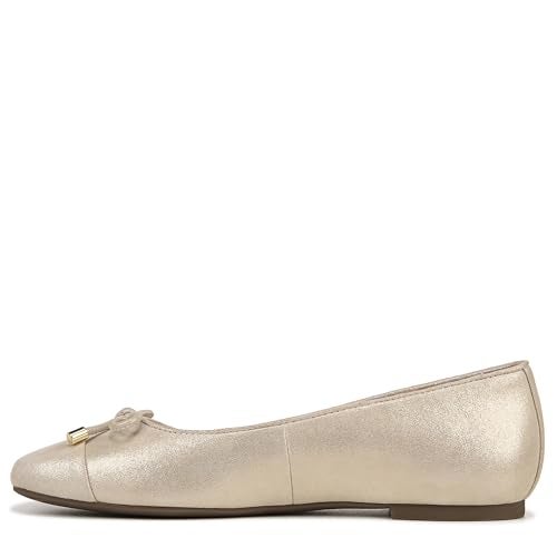 Vionic Women's Klara Ballet Flat, Gold Metallic Leather, 9 - Image 4