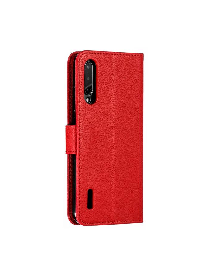 S-TOP Feather Pattern Litchi Texture Horizontal Flip Leather Case with Wallet & Holder & Card Slots For Xiaomi Mi CC9e - Image 4