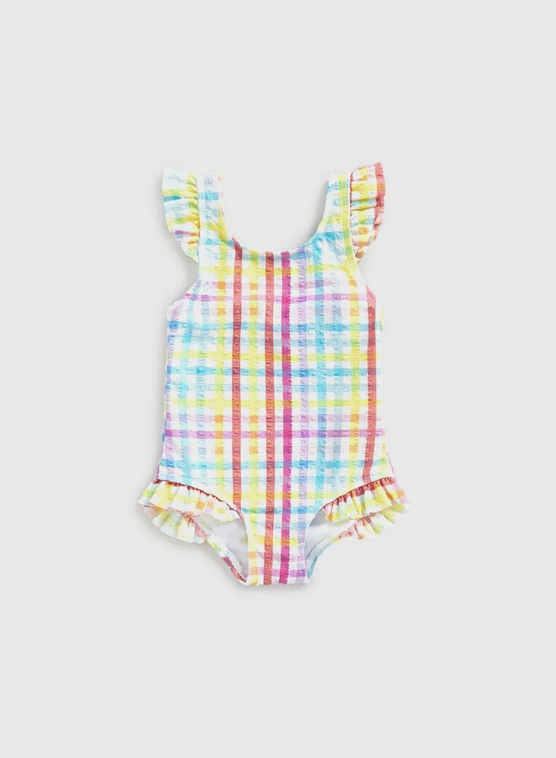mothercare Gingham Seersucker Swimsuit