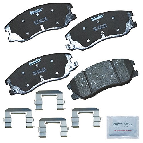 Bendix Priority1 CFC1264 Ceramic Front Brake Pads for Chevrolet Captiva Sport 2015-2008, Equinox 2009-2007, Pontiac Torrent 2009-2007, Saturn Vue 2010-2008, Suzuki XL-7 2009-2007 - Image 1
