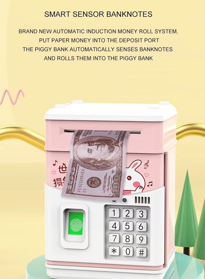 YelaJoy Electronic Money Bank with Password Simulated for Kids, ATM Machine Password Cash Coin Can, Toy for 5 6 7 8 9 10 11 12 Year Old Children Birthday Gifts - Image 2