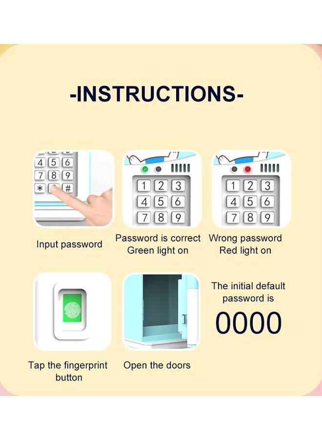 YelaJoy Electronic Money Bank with Password Simulated for Kids, ATM Machine Password Cash Coin Can, Toy for 5 6 7 8 9 10 11 12 Year Old Children Birthday Gifts - Image 4