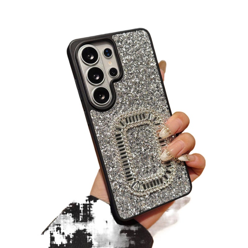 Samsung Galaxy S25 Cover Protective , Leopard Print , Silver PC , for Samsung S25 Ultra Samsung S25 , for On The Go Carry - Image 1