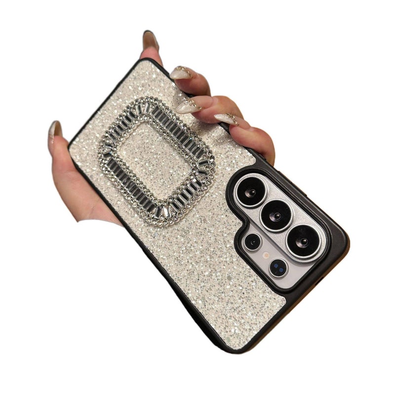 Samsung Galaxy S25 Cover Protective , Leopard Print , Silver PC , for Samsung S25 Ultra Samsung S25 , for On The Go Carry - Image 4