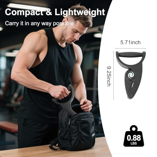 Vicamy Ropeless Battle Ropes, No Anchor Needed,Forearm Strengthener with Silent Operation, Space-Saving & Portable Home Gym Equipment, Centrifugal Force Design for HIIT, Strength & Aerobic Training - Image 3