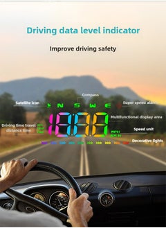 Haidue Head-up Display Shows GPS Vehicle Speedometer Up And Can Be Used In Any Vehicle  - Image 4