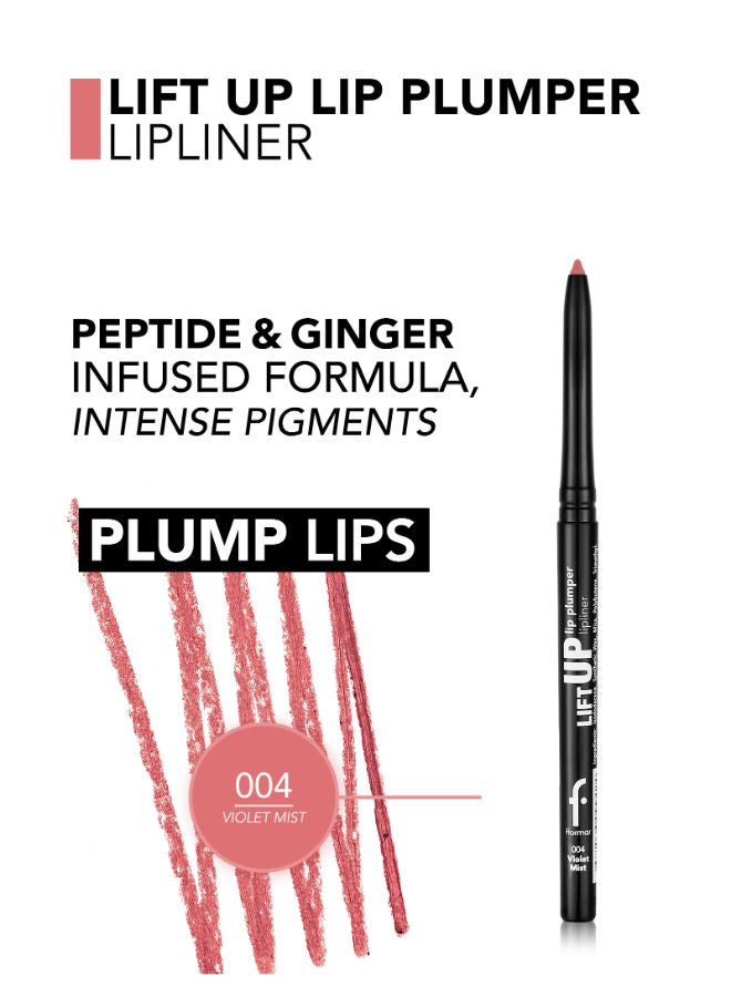 flormar Lift Up Lip Plumper Lipliner Violet Mist 004 - Image 5