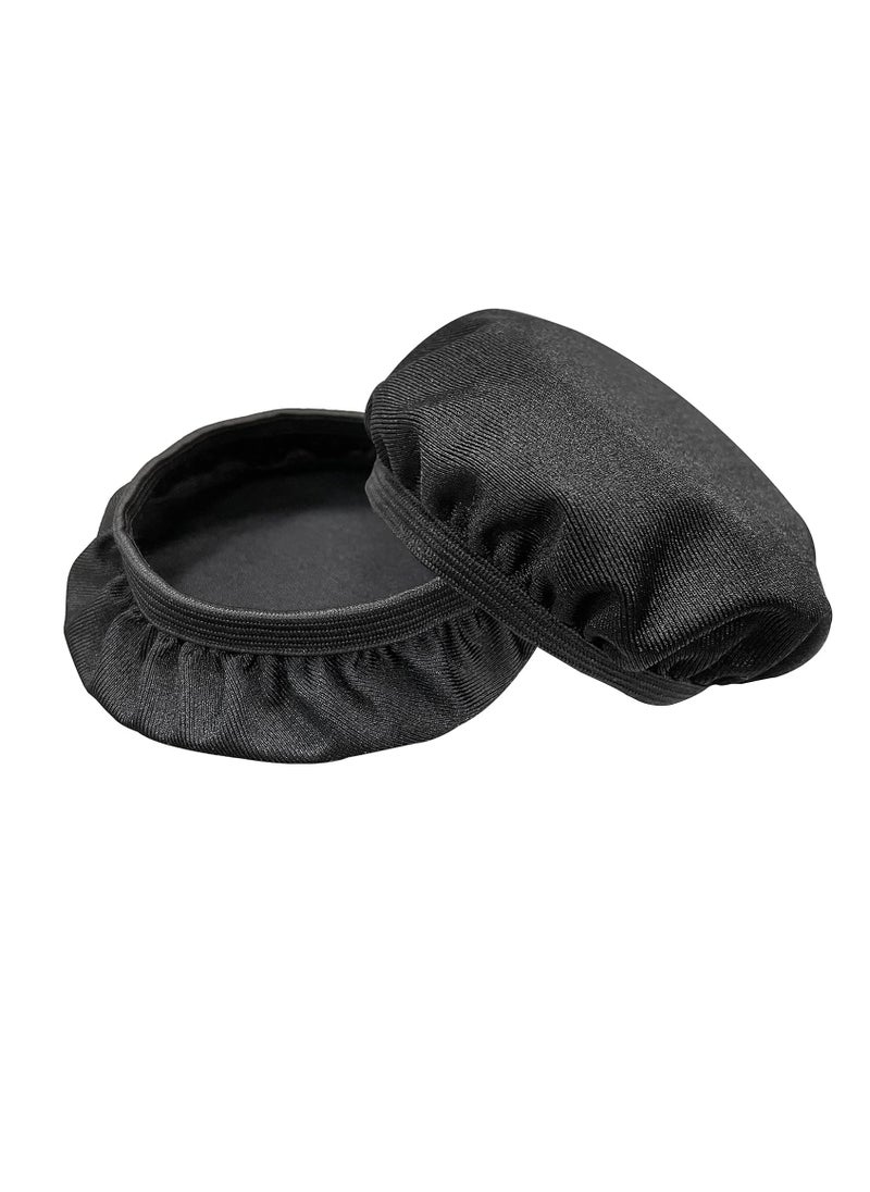 KASTWAVE 4Pcs Headphone Ear Pads Covers, Washable Sanitary Ear Pad, Stretchable Fabric Headphone Covers for Gym, Training, Aviation, Racing, Gaming Over The Ear Headphones, Fit 3.5" - 4.3" Ear Pads  - Image 5