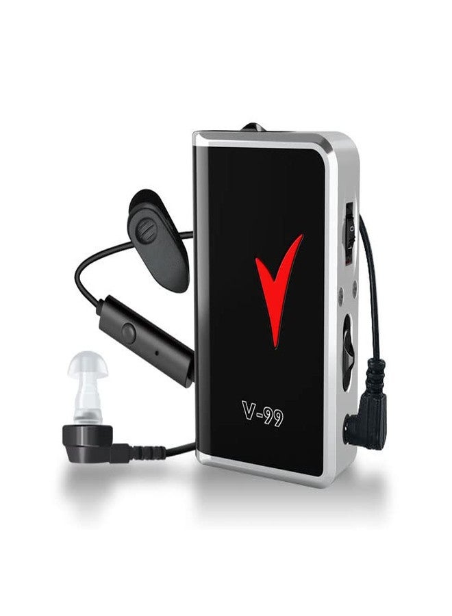 FCS Personal Sound Amplifier, Pocket Sound Enhancer for Adults and Seniors. (V-99 Hearing Aid) (3 Month Seller Warranty). - Image 1