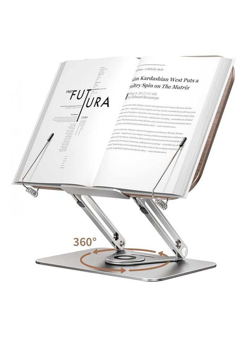 general Desktop Reading Bracket Elevated Neck Protection Sitting Posture Corrector Adjustable Lifting Children's Reading Bookshelf Rotating Reading Rack - Image 3