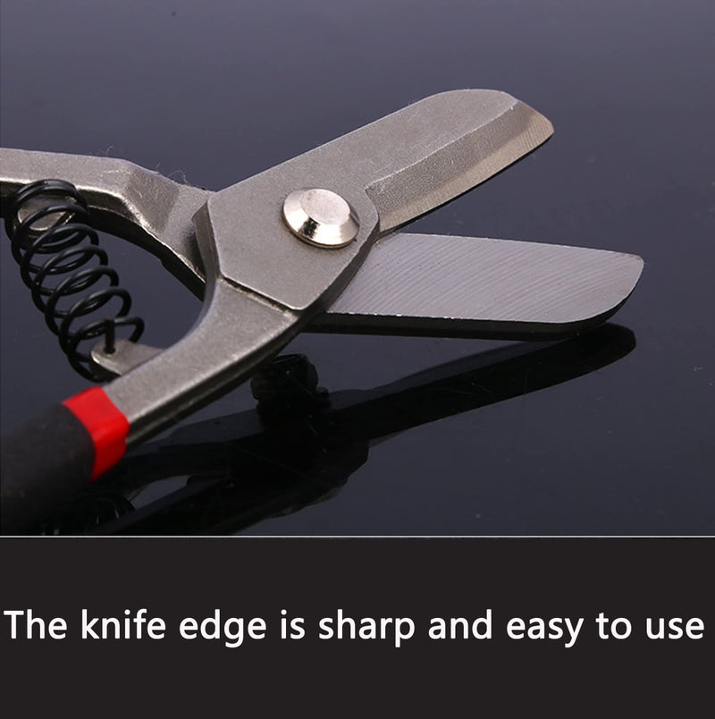 CarClothes Metal Sheet Cutters, Tin Snips for Straight Cutting Metal Sheet,Heavy Duty Shears Tool for Cutting Wire, Keel, Aluminum, (Metal Sheet Cutters 10.5 Inch) - Image 4