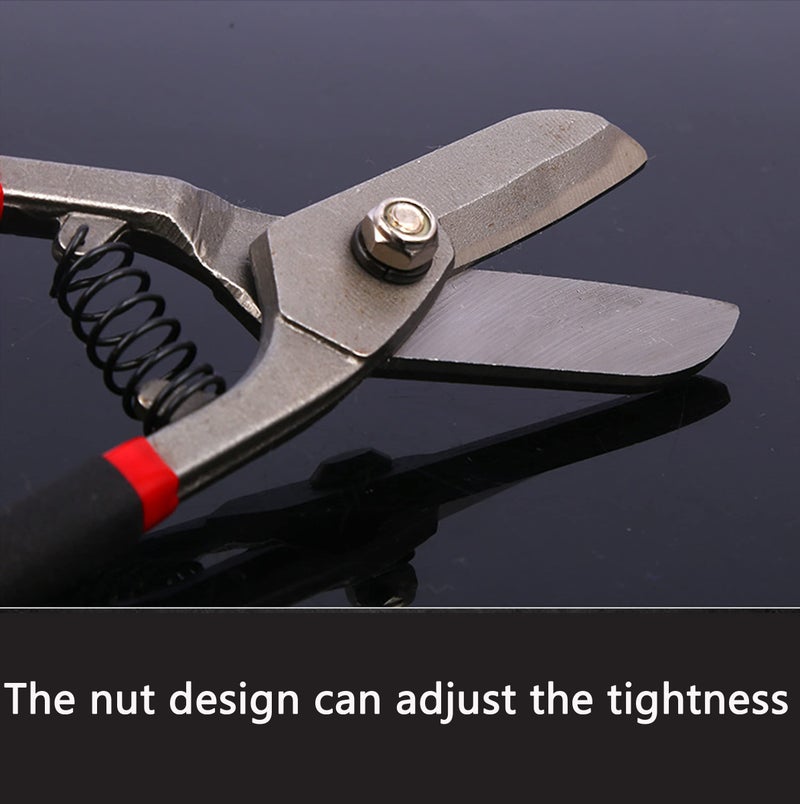 CarClothes Metal Sheet Cutters, Tin Snips for Straight Cutting Metal Sheet,Heavy Duty Shears Tool for Cutting Wire, Keel, Aluminum, (Metal Sheet Cutters 10.5 Inch) - Image 5