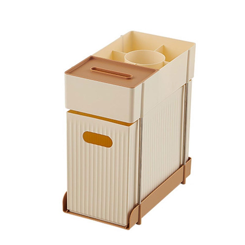 D Multifunctional Serving Cart Storage Rack For Books Magazines Snacks - Image 2