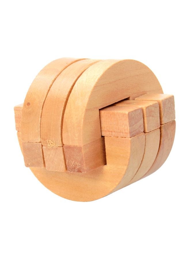 NIBEMINENT Wooden Brain Teaser Toy ABC030 6.6x6.6x6.6cm - Image 1