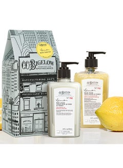 C. O. Bigelow C.O. Bigelow Apothecary Duo - Lemon Hand Care, Hand Soap & Lotion Gift Set of Two - Skin Care for Dry Skin with Moisturizing Lotion & Liquid Hand Wash - 10fl oz Each  - Image 1