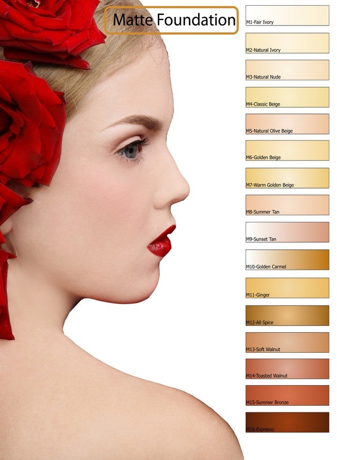 جلام 21 كريم أساس Glam Air Airbrush M8 Summer Tan Matte (مثالي للبشرة العادية إلى الدهنية) - Image 5