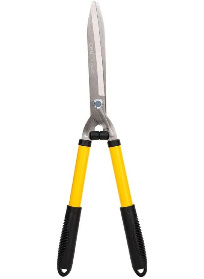 Deli Gardening Tool Set – 3-Piece Pruning Shears Kit, Polished Alloy Steel Blades, Non-Slip Wooden Handles, Yellow/Black – EDL580003 - Image 4