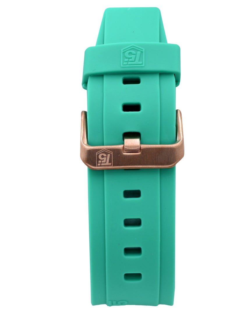 T5 Mens Chronograph Silicone Strap Watch - Image 4