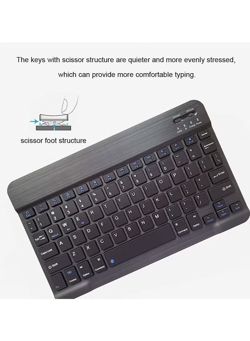 A ZONE Wireless Mouse Keyboard Set for Android Windows Tablet Cell Phone iPhone iPad Pro Air Mini - Image 2