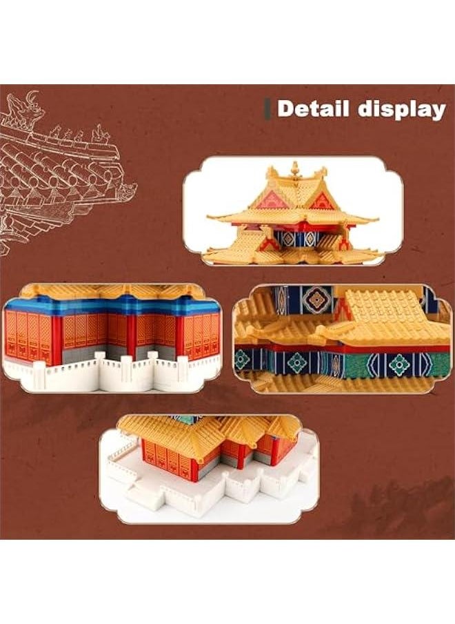 null - Architecture Building Sets for Adults Micro Mini Blocks, Turret of Palace Building Bricks Set for Kids, Chinese Architecture Kits Creative Present for Ages of 14+(2460PCS) - Image 1