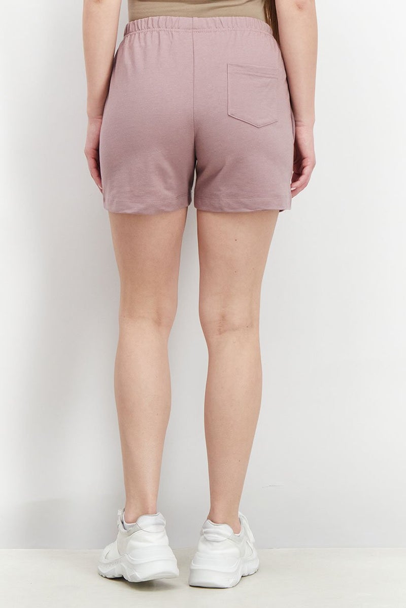 XOXO Women Sportswear Fit Training Shorts, Wood Rose - Image 4